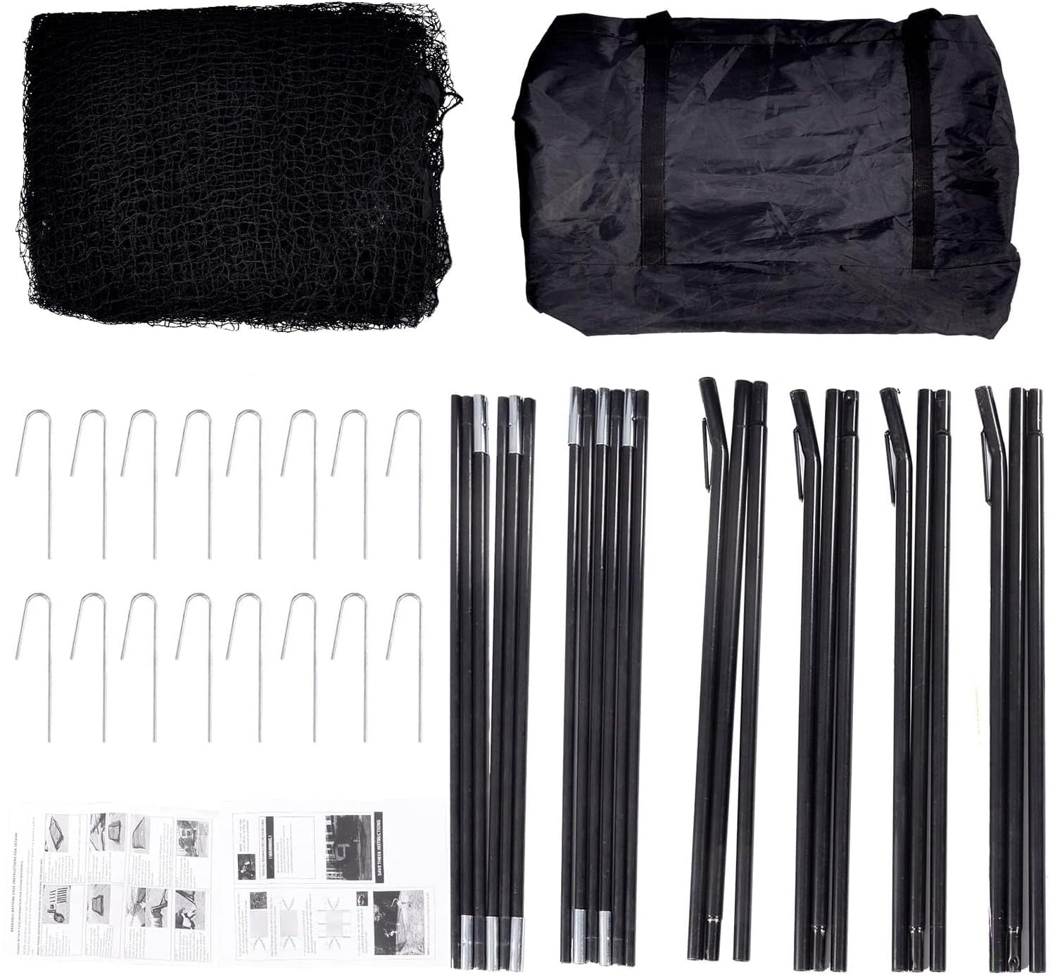 野球ネット 野球練習用ネット 野球バッティングケージ 野球バッティング練習用 防球ネット 飛散防止ネット 屋外スポーツ 3×3×4m Amazon | 野球ネット バッティングネット 野球練習ネット 野球